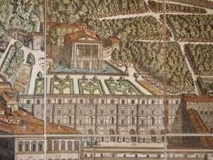 "Grande Veduta del Tempio e del Palazzo Vaticano" de Maggi-Mascardi (1615)