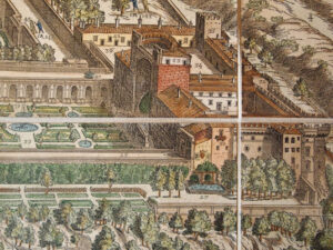 "Grande Veduta del Tempio e del Palazzo Vaticano" de Maggi-Mascardi (1615)