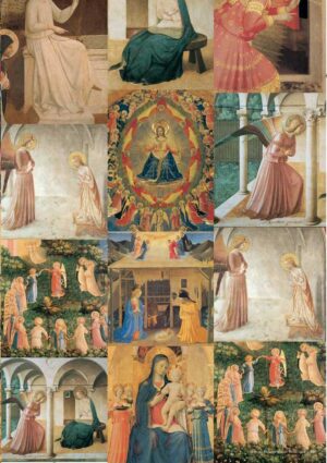 Masterpieces by Beato Angelico, gift wrapping paper