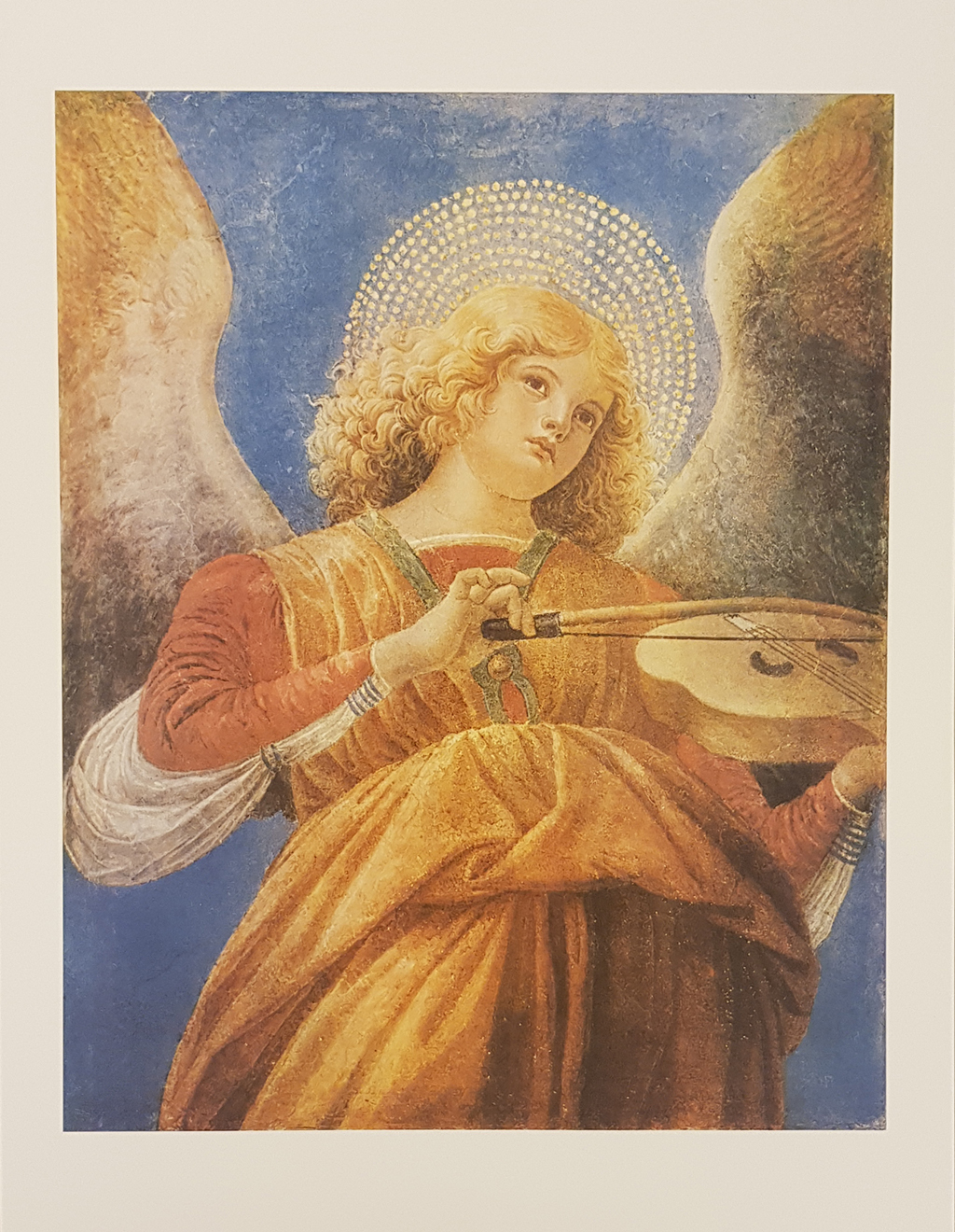 Angelo musicante con viola de Melozzo da Forlì
