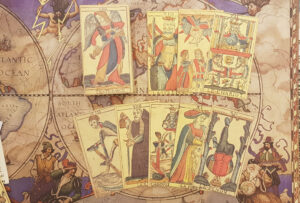 Tarot deck of 78 cards of Besançon