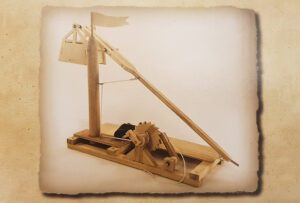 Catapulta grande, kit de madera de Leonardo da Vinci
