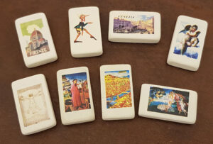 Erasers with pictures