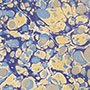 Marbled paper, blue