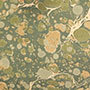 Marbled paper, green