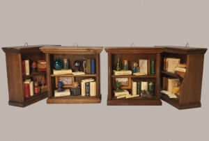 Mini Wooden Bookdisplays Cases