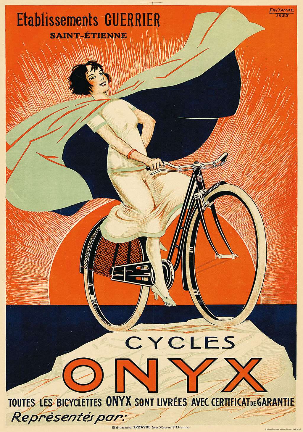 Vintage Plakat: ONYX Fahrrad