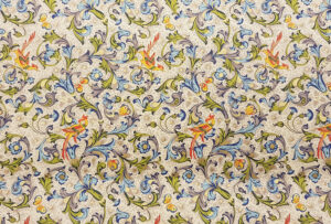 Florentine gift wrapping paper, classic blue
