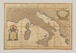 L'Italie Divisée Suivant l'Estendue de Toutes ses Souverainetés di Sanson (1672)