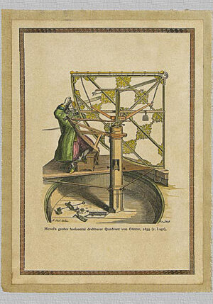 Astrolabio girevole di Hevel, 1659